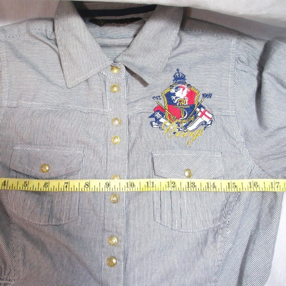 COOGI Snap Up Short Sleeve Shirt Anchor Medium - Picture 3 of 8